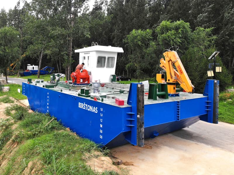 Barco de trabalho multifuncional, serviço de transporte, rebocador de barcaças.