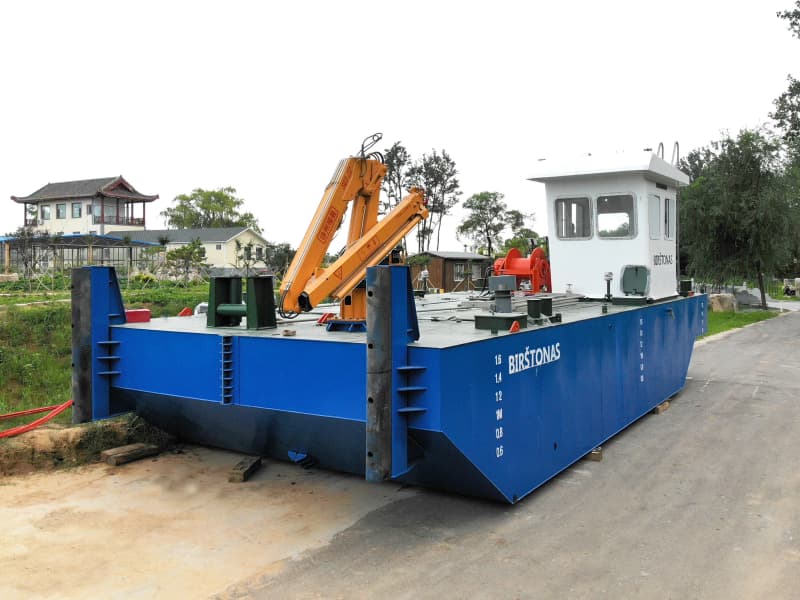 Barco de trabalho multifuncional, serviço de transporte, rebocador de barcaças.