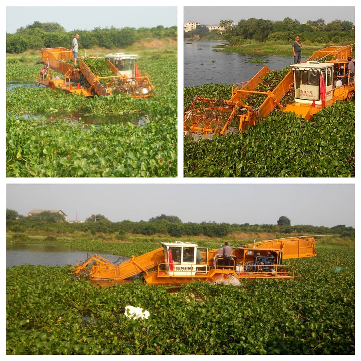 Aquatic Weed Harvester Water Cleaning Boat Trash Skimmer Boat Aquatic Weed Harvester Water Cleaning Boat Trash Skimmer Boat
