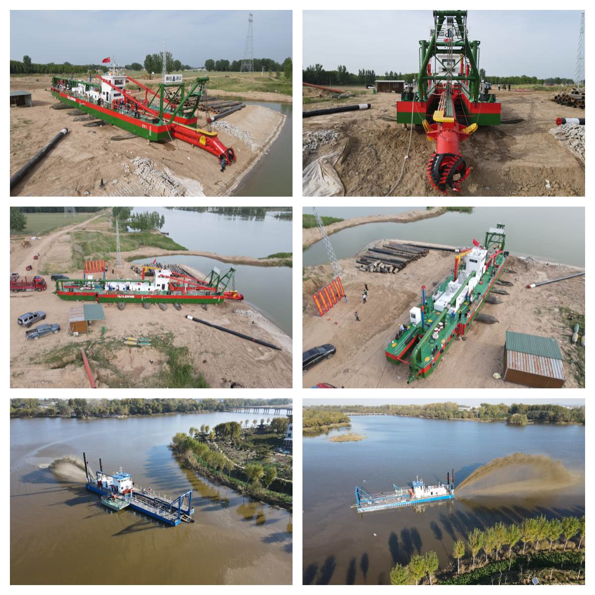 JLCSD500 Hydraulic Cutter Suction Dredger 4000 m3/h for /Lake /Sea /Reservoir /Port Dredging & Mining